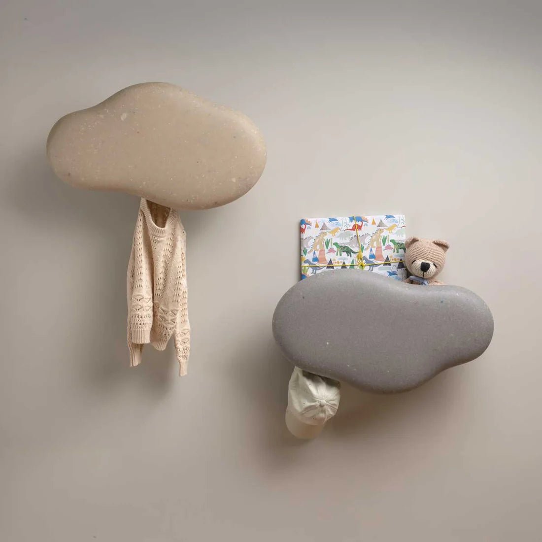Marine Coat Rack - Faded White - Le Petit Marché Home Furniture