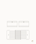 Mini+ sibling kit (additional parts to Mini+ cot bed incl. junior kit, white/oak) - Le Petit Marché Home Furniture