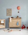 Wood Nursery Top for Dresser 3 Drawers, Oak - Le Petit Marché Home Furniture