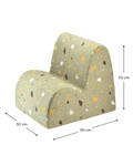 Cloud Chair, Terrazzo Moss (Pre - Order) - Le Petit Marché Home Furniture
