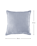 Block Cushion, Blueberry Blue (Pre - Order) - Le Petit Marché Home Furniture