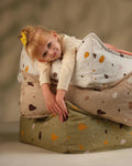 Square Ottoman, Terrazzo Marble (Pre - Order) - Le Petit Marché Home Furniture