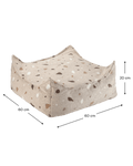 Square Ottoman, Terrazzo Sand (Pre - Order) - Le Petit Marché Home Furniture