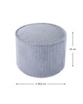 Pouffe, Blueberry Blue (Pre - Order) - Le Petit Marché Home Furniture
