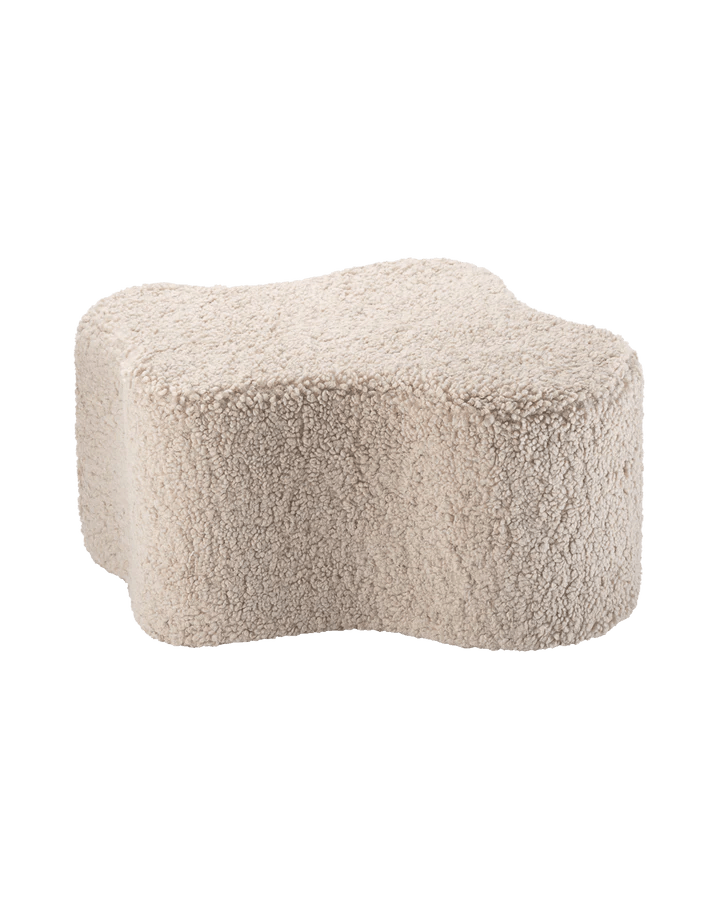 Cloud Pouffe, Biscuit (Pre - Order) - Le Petit Marché Home Furniture