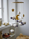 Sheep Mobile Dolly, White, Polyester - Le Petit Marché Home Furniture