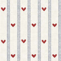 Wallpaper - Hearts and stripes morning (Pre - Order) - LPM Home