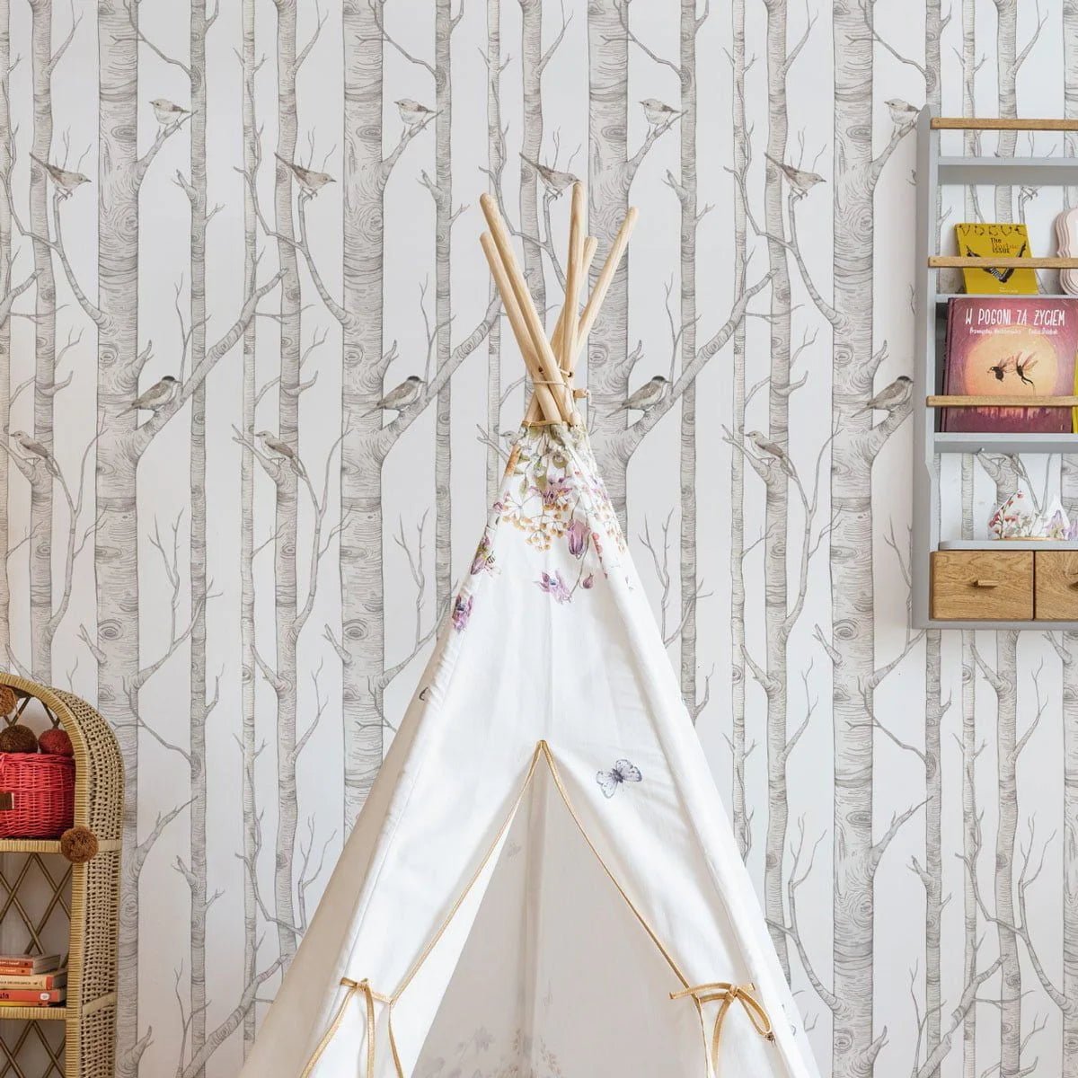 Wallpaper - Birch Forest - Le Petit Marché Home Furniture