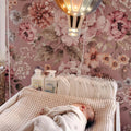 Wallpaper - Bouquet of Flowers - Lilac - Le Petit Marché Home Furniture