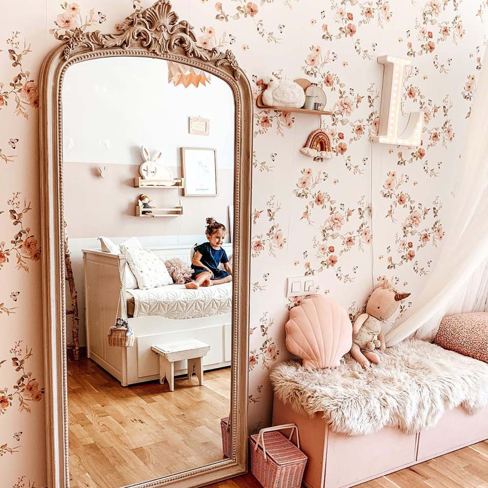 Wallpaper - Floral Vintage - Le Petit Marché Home Furniture
