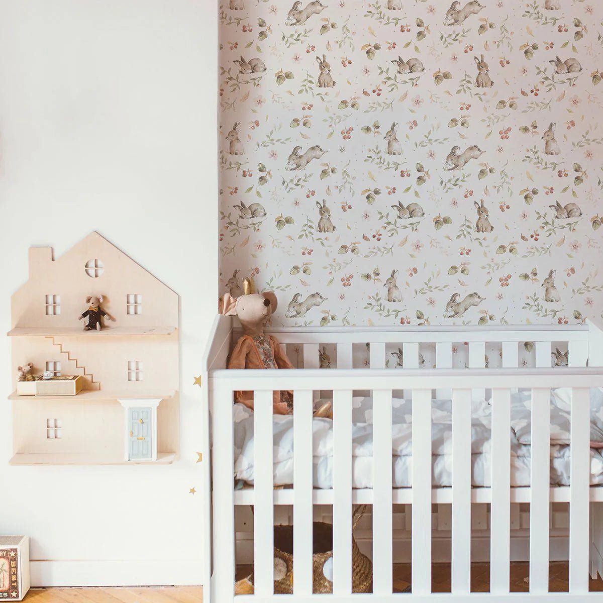 Wallpaper - Happy Rabbits - Le Petit Marché Home Furniture