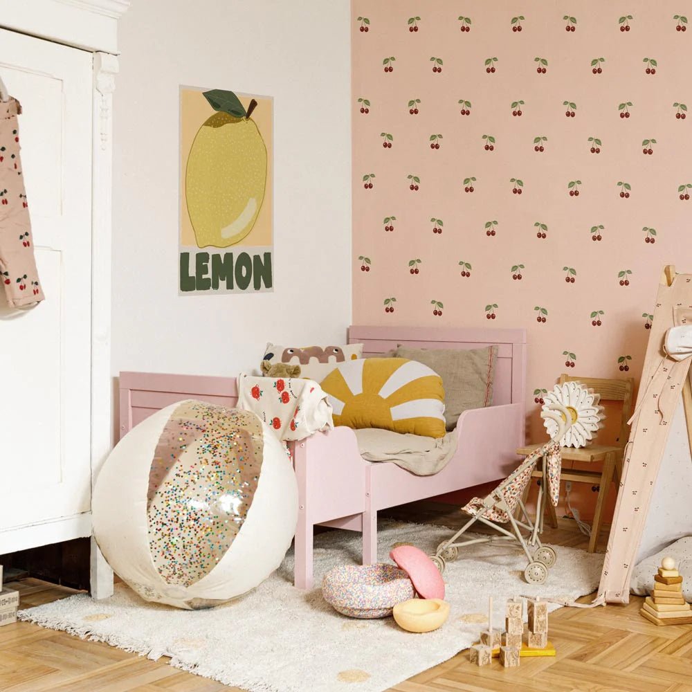 Wallpaper - Little Cherries - Le Petit Marché Home Furniture