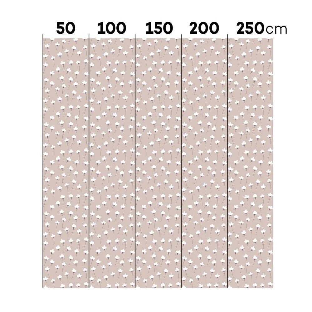 Wallpaper - Simple Daisies on Powder Pink - Le Petit Marché Home Furniture
