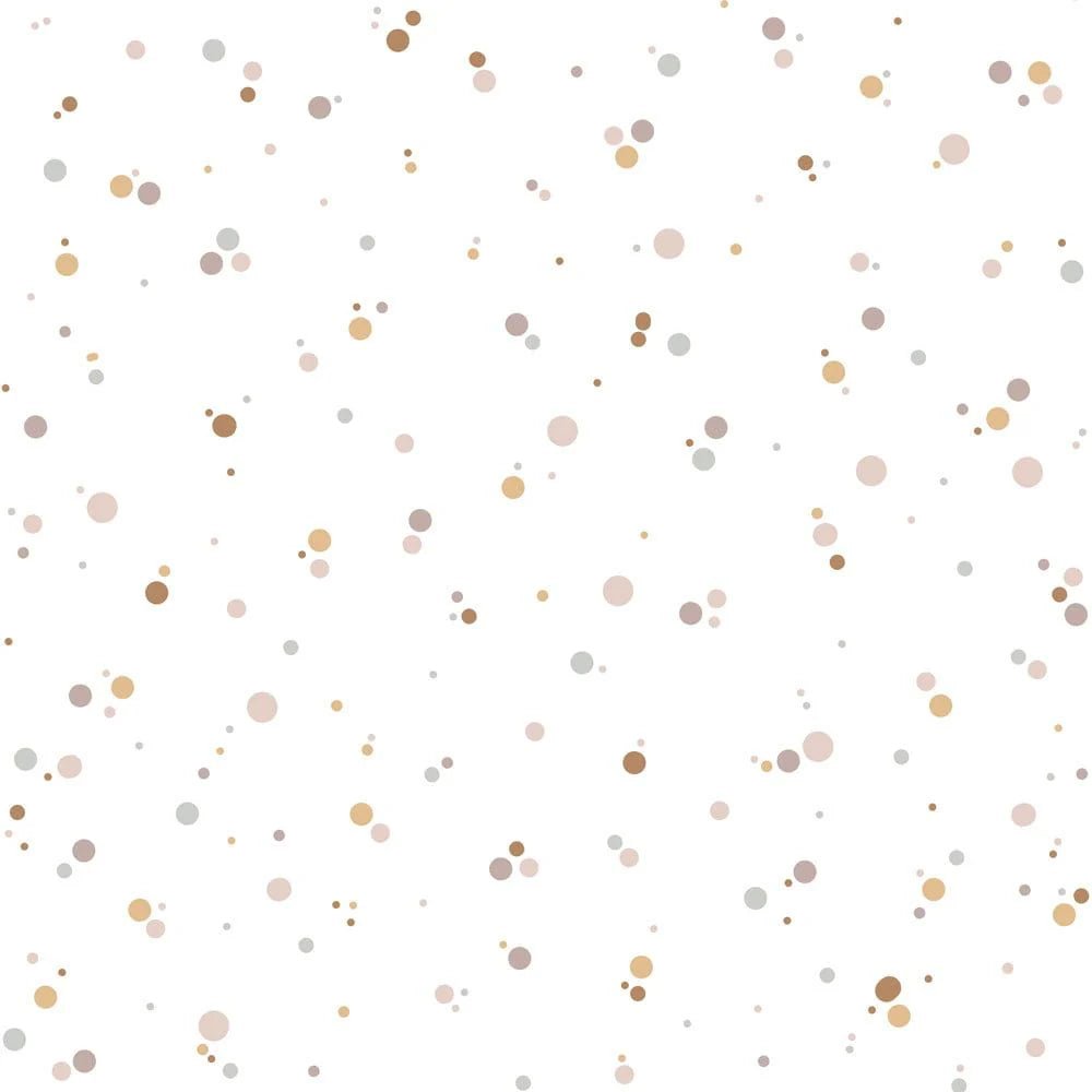 Wallpaper - Simple Dots Minimini Cinnamon Powder Pink - Le Petit Marché Home Furniture