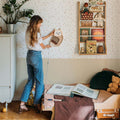 Wallpaper - Simple Dots Minimini Cinnamon Powder Pink - Le Petit Marché Home Furniture