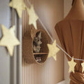 Wallpaper - Simple Vintage Stripes Beige Brown - Le Petit Marché Home Furniture