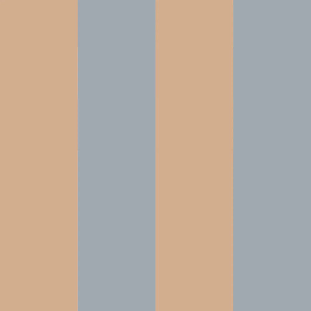 Wallpaper - Stripes Blue Beige - Le Petit Marché Home Furniture