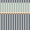 Wallpaper - Stripes Happy 2 Colours Navy Blue and Mint - Le Petit Marché Home Furniture