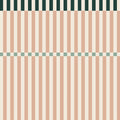 Wallpaper - Stripes Happy Cherry Pink and Green - Le Petit Marché Home Furniture