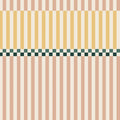 Wallpaper - Stripes Happy Cherry Pink and Sunny Yellow - Le Petit Marché Home Furniture