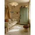 Wallpaper - Stripes Happy Cherry Pink and Sunny Yellow - Le Petit Marché Home Furniture