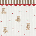Wallpaper - Teddy bears with Ornament (Pre - Order) - LPM Home
