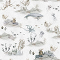 Wallpaper - Underwater World White - Le Petit Marché Home Furniture