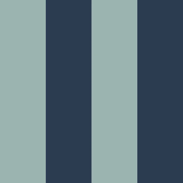 Wallpaper - Wide Stripes 2 Shades of Blue - Le Petit Marché Home Furniture