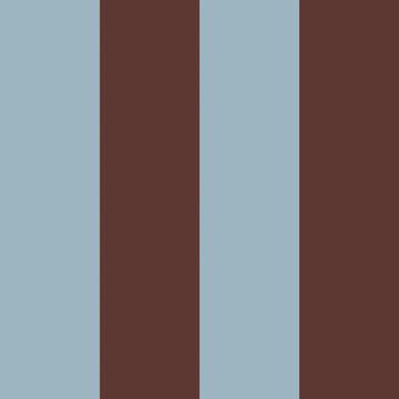 Wallpaper - Wide Stripes Classy Brown and Misty Blue - Le Petit Marché Home Furniture