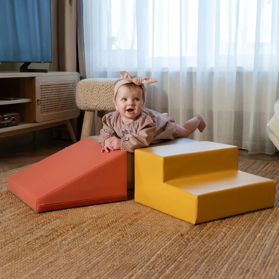 Mini Corner Climber, Pastel Pink (Pre - Order) - Le Petit Marché Home Furniture