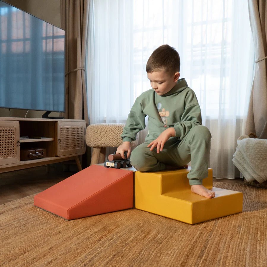 Mini Corner Climber, Pastel Pink (Pre - Order) - Le Petit Marché Home Furniture
