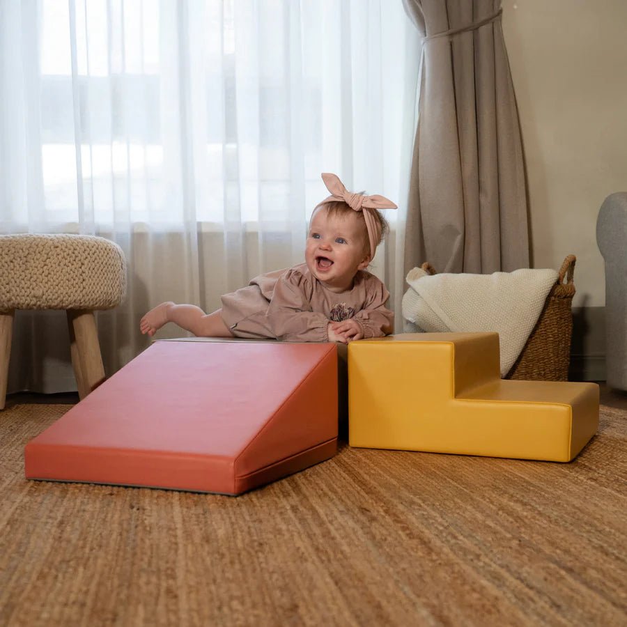 Mini Corner Climber, Pastel Pink (Pre - Order) - Le Petit Marché Home Furniture