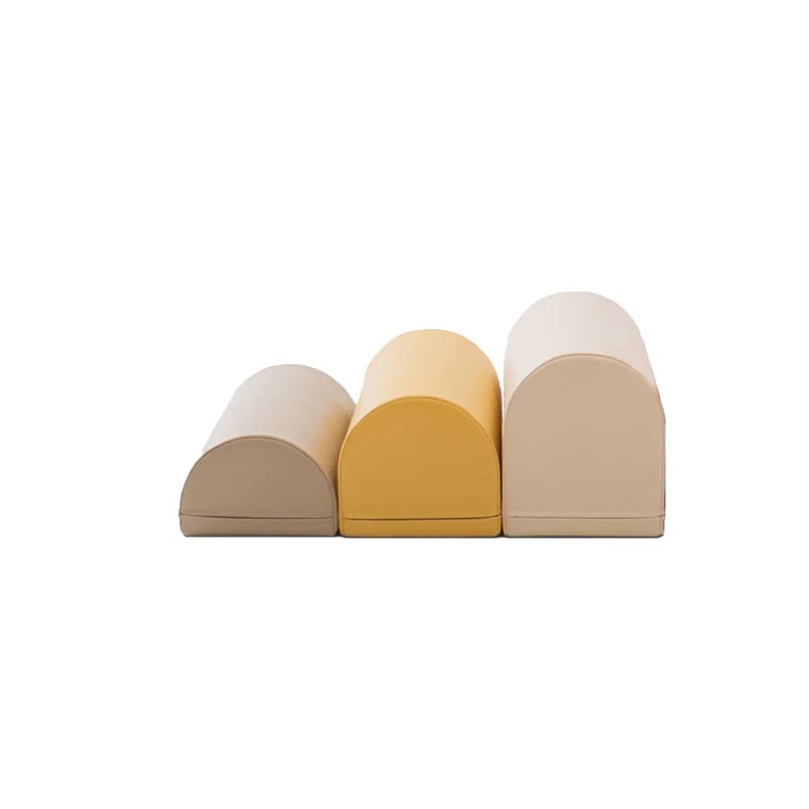 Motion 3 Multifunctional Soft Play Activity Blocks, Pastel Pink (Pre - Order) - Le Petit Marché Home Furniture