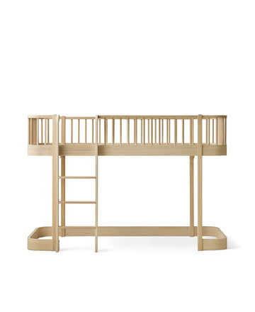 Wood Original Low Loft Bed, Oak (Pre-Order)