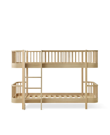Wood Original Low Bunk Bed, Oak (Pre-Order)