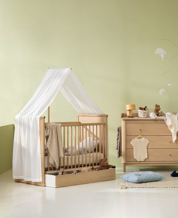 Camp Novel Canopy for Cot Bed, Transparent White (Pre-Order) - LPM Home