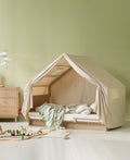 Camp Novel Tent with Embroidery for House Roof, Undyed (Pre-Order) - LPM Home