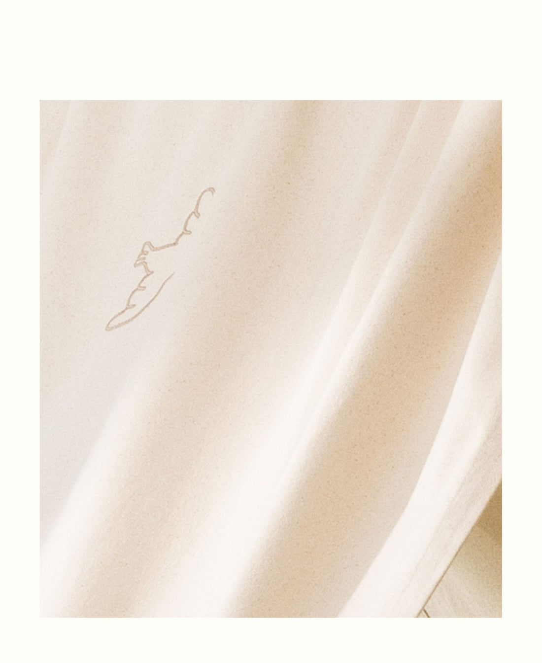 Camp Novel Tent with Embroidery for House Roof, Undyed (Pre-Order) - LPM Home