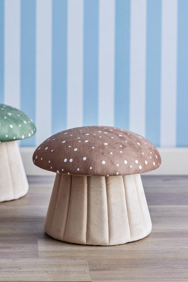 Pouf Lue, Mushroom, Brown | LPM Home | Le Petit Marche Home Furniture