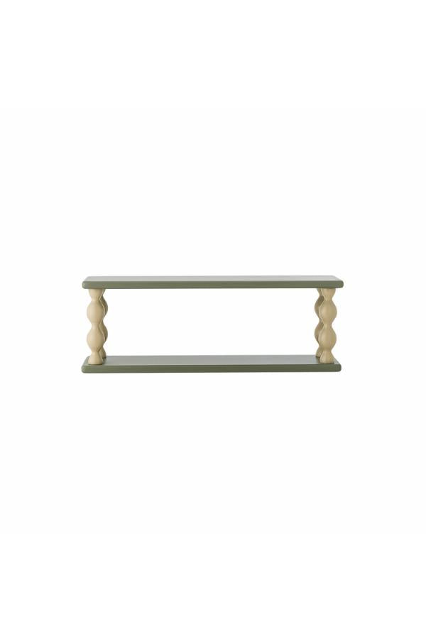 Shelf Bibiola, Green, MDF | LPM Home | Le Petit Marche Home Furniture