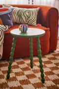 Side Table Salino, Green, Firwood | LPM Home | Le Petit Marche Home Furniture