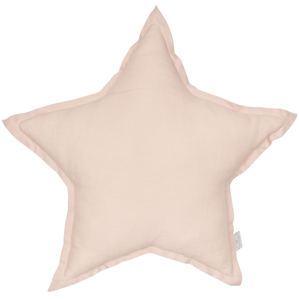 Star Pillow, Linen, Powder Pink | Le Petit Marche Home Furniture