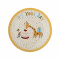 Celebrate Plate, Yellow, Stoneware - Le Petit Marché Home Furniture