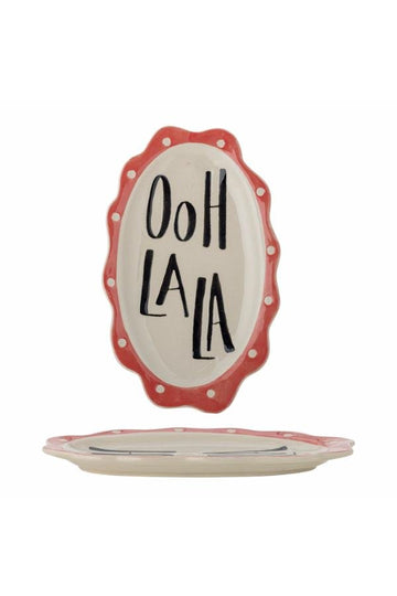 Serving Plate Soline, Multi, Stoneware - LPM Home