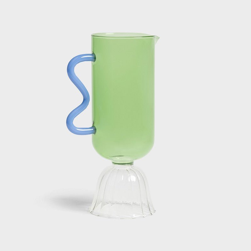Carafe Tulip, Green - Le Petit Marché Home Furniture
