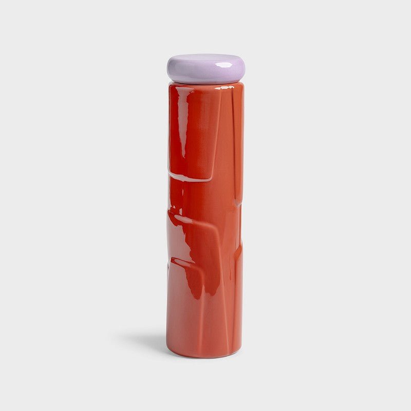 Jar Flake, Red - Le Petit Marché Home Furniture