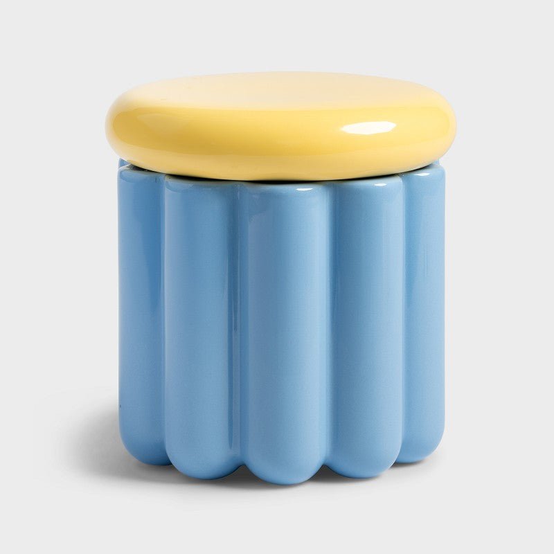 Jar Charlo, Blue - Le Petit Marché Home Furniture