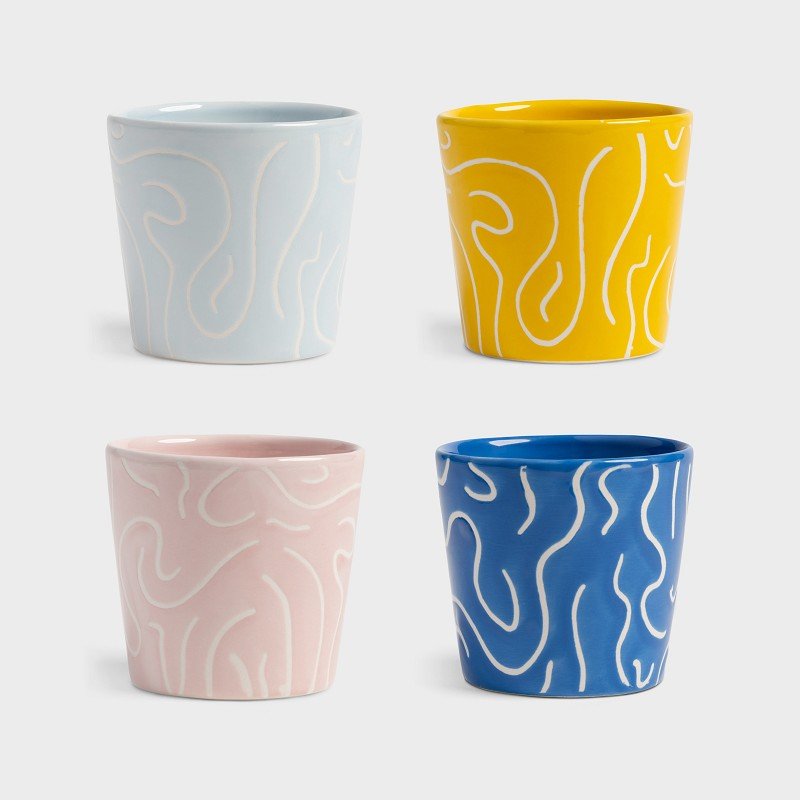 Mug Soba, Small, Set of 4 - Le Petit Marché Home Furniture