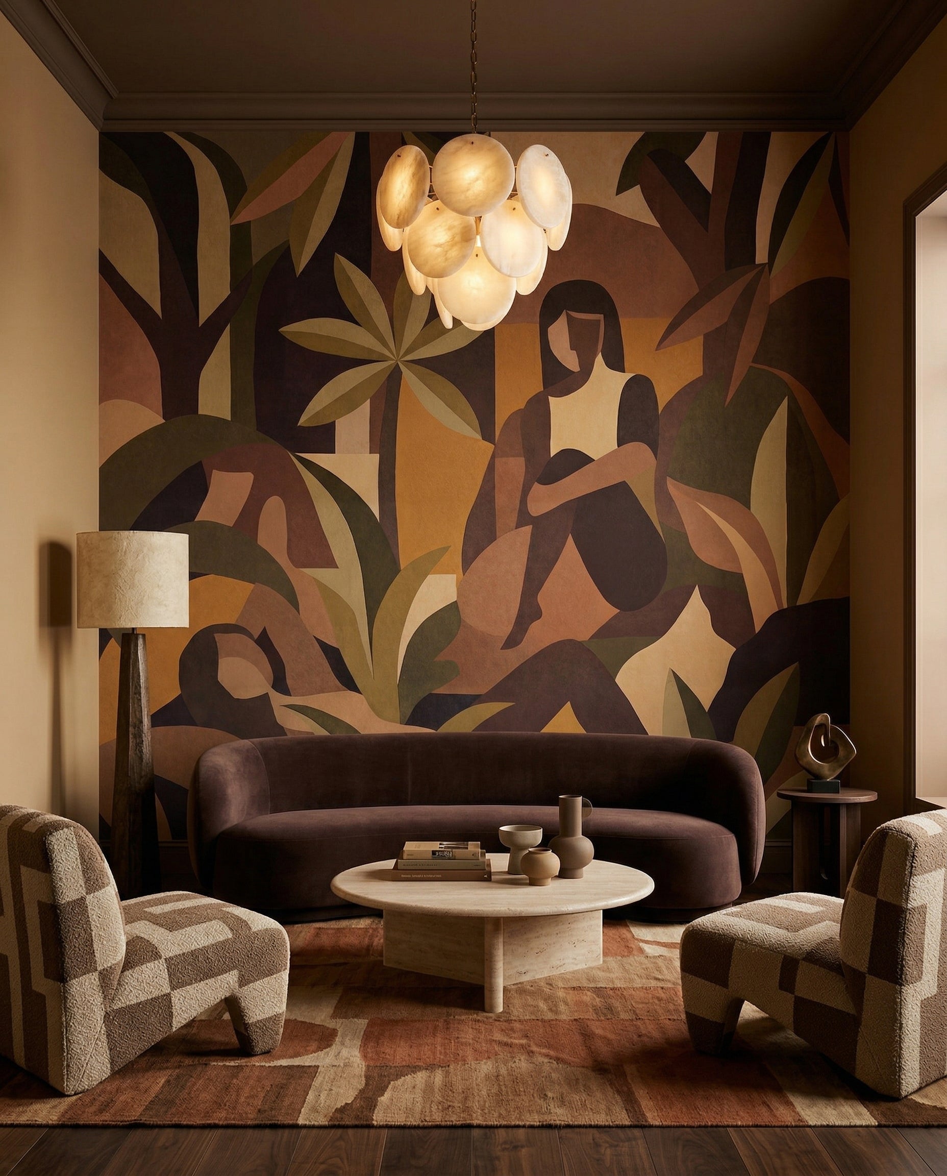 Wallpaper - Amber Bloom | LPM Home | Le Petit Marché Home Furniture LLC