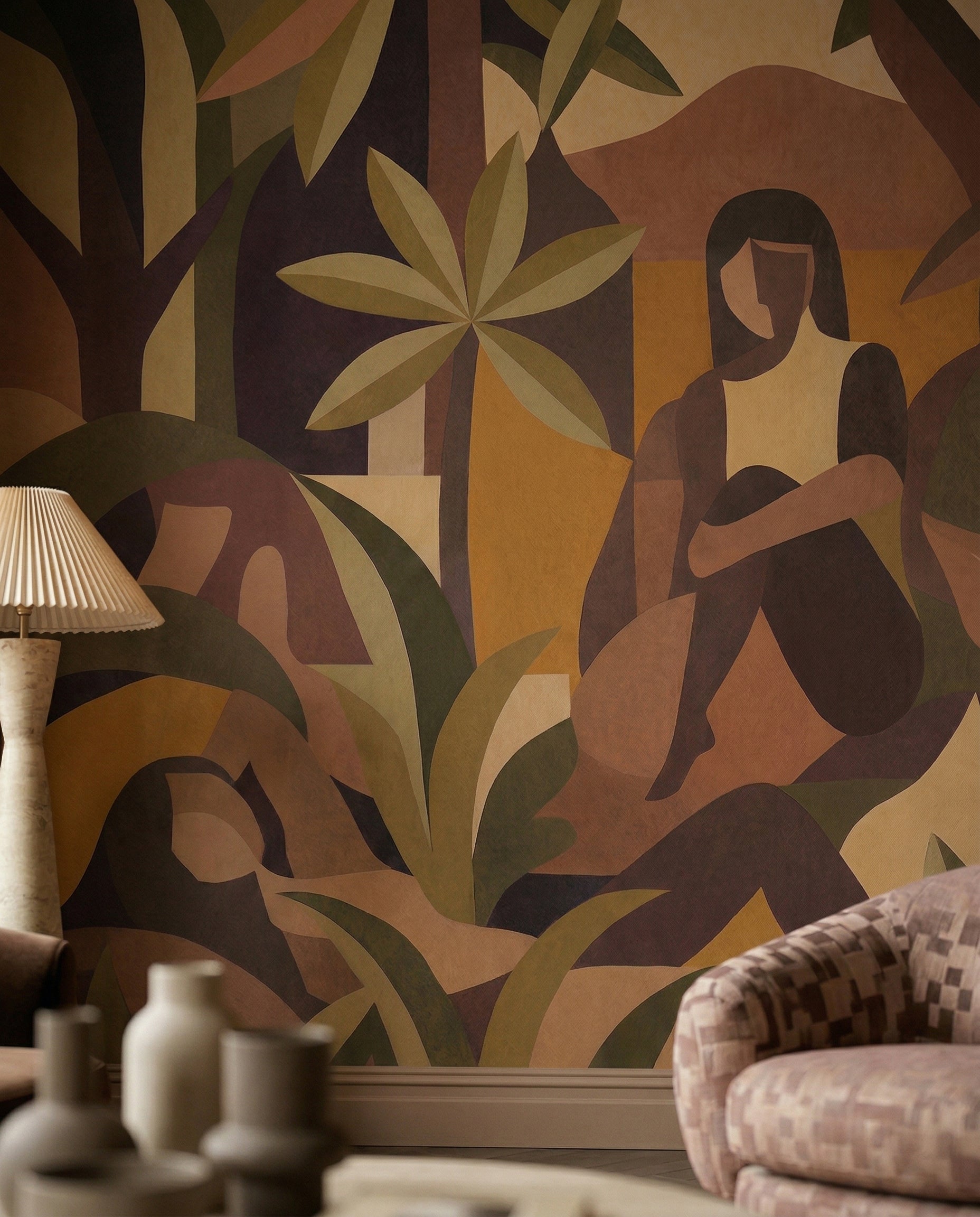 Wallpaper - Amber Bloom | LPM Home | Le Petit Marché Home Furniture LLC